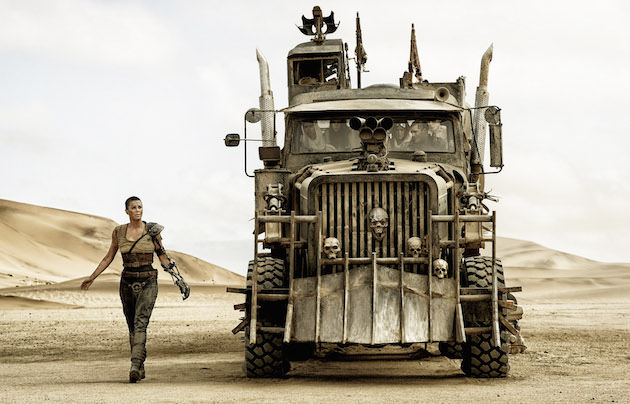 The War Rig. (L-r) CHARLIZE THERON as Imperator Furiosa ZOË KRAVITZ as Toast the Knowing, COURTNEY EATON as Cheedo the Fragile, RILEY KEOUGH as Capable, TOM HARDY as Max Rockatansky and NICHOLAS HOULT as Nux in Warner Bros. Pictures' and Village Roadshow Pictures' action adventure "MAD MAX: FURY ROAD," a Warner Bros. Pictures release.Photo Credit: Jasin Boland