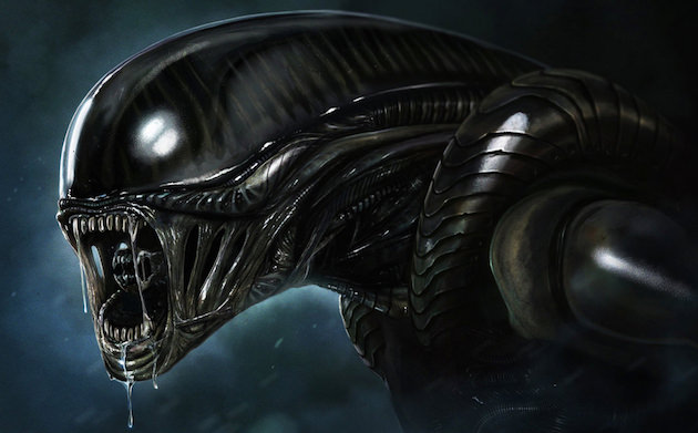 Perhaps Giger's most lasting creation. The alien from Ridley Scott's film. 