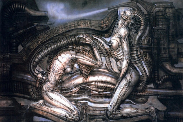 One of the images Giger created for his Necronomicon. Courtesy 'Dark Star: H.R. Giger's Universe.'