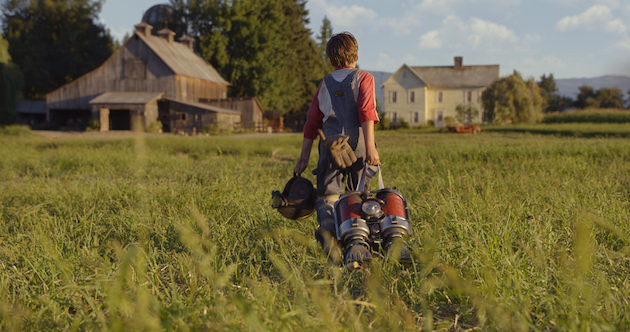 Young Frank Walker (Thomas Robinson) . Ph: Film Frame. ©Disney 2015