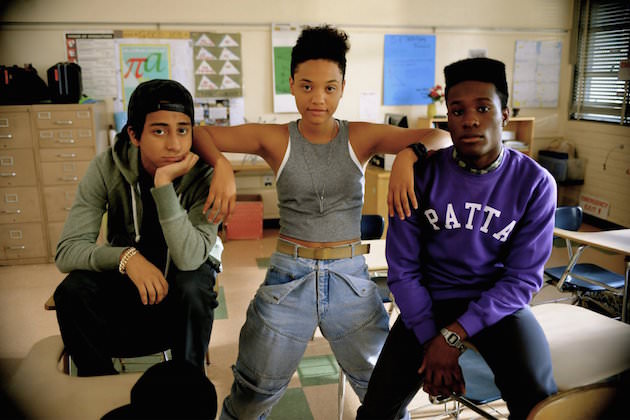 L-r: Jib (Tony Revolori), Diggy (Kiersey Clemons) and Malcolm (Shameik Moore). Courtesy Open Road Films.