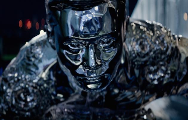 Byung-hun Lee plays a similar T-1000 to what Robert Patrick played in T2. Byung-hun Lee is a T-1000 in TERMINATOR GENISYS from Paramount Pictures and Skydance Productions.