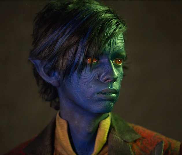 Kodia Smit-McPheen as Kurt Wagner/Nightcrawler. Photo by Alan Markfield. Courtesy 20th Century Fox