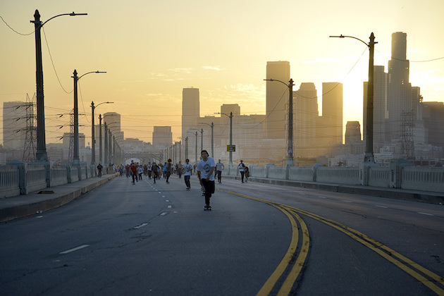 Skateboarders united in 'We Are Blood.' Courtesy Ty Evans.