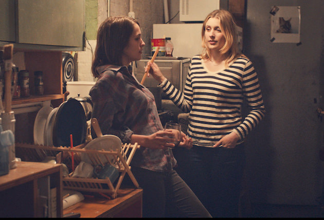 Lola Kirke as "Tracy" and Greta Gerwig as "Brooke" in MISTRESS AMERICA. Photo courtesy of Fox Searchlight Pictures. © 2015 Twentieth Century Fox Film Corporation All Rights Reserved