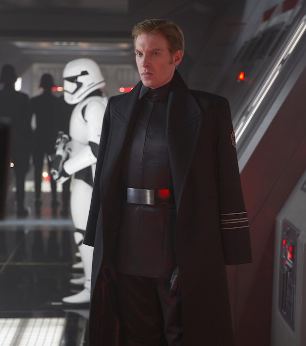 Star Wars: The Force Awakens General Hux (Domhnall Gleeson) Ph: David James ©Lucasfilm 2015