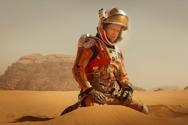 Matt Damon plays astronaut Mark Watney, stranded on Mars and trying to figure out how to survive. Courtesy 20th Century Fox.