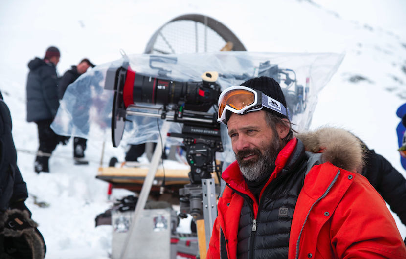 Director/Producer BALTASAR KORMÁKUR on the set of "Everest". Photo by Jasin Boland. Courtesy Universal.