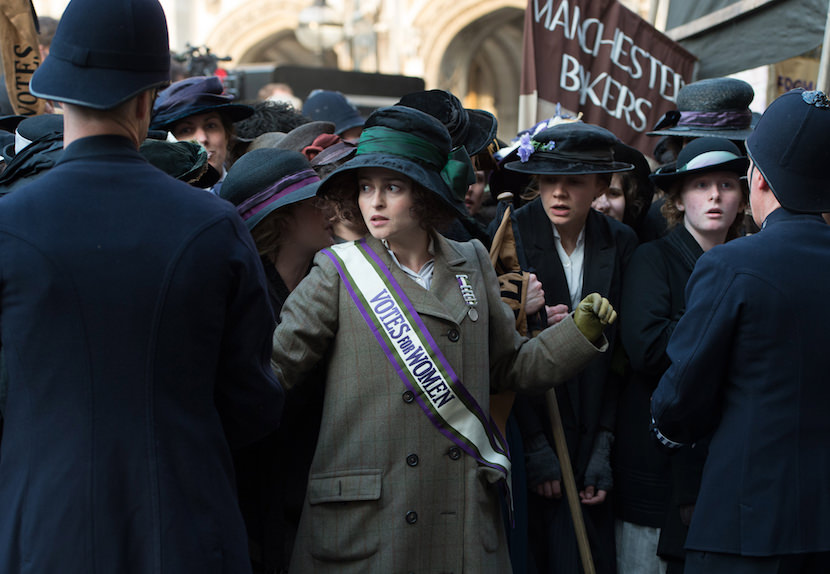 Helena Bonham Carter stars as Edith Ellyn director Sarah Gavron’s SUFFRAGETTE, a Focus Features release.   Credit : Steffan Hill / Focus Features