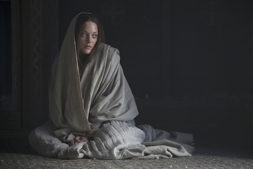 MARION COTILLARD stars in MACBETH. Courtesy The Weinstein Co.