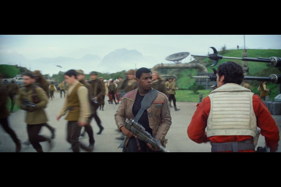 There's the fateful meeting between Finn and Dameron. Courtesy Walt Disney Pictures/Lucasfilm