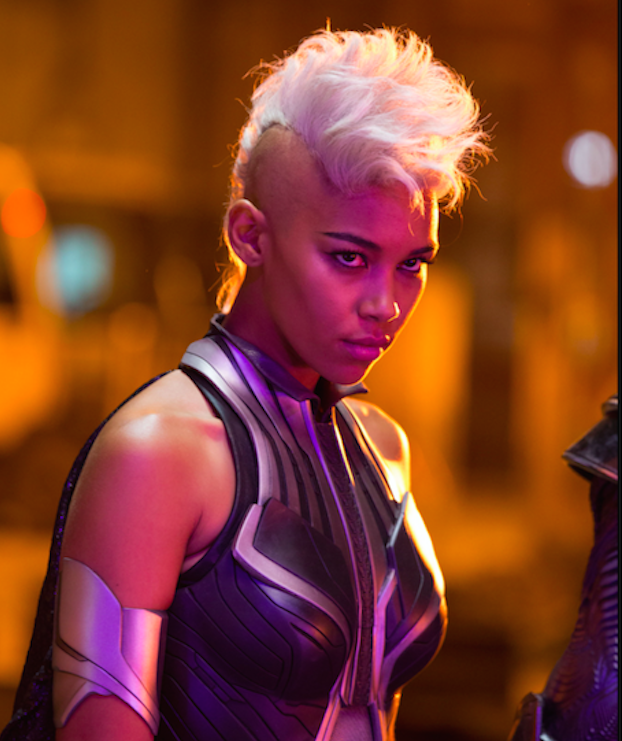 Alexandra Shipp is the young Storm. Courtesy 20th Century Fox