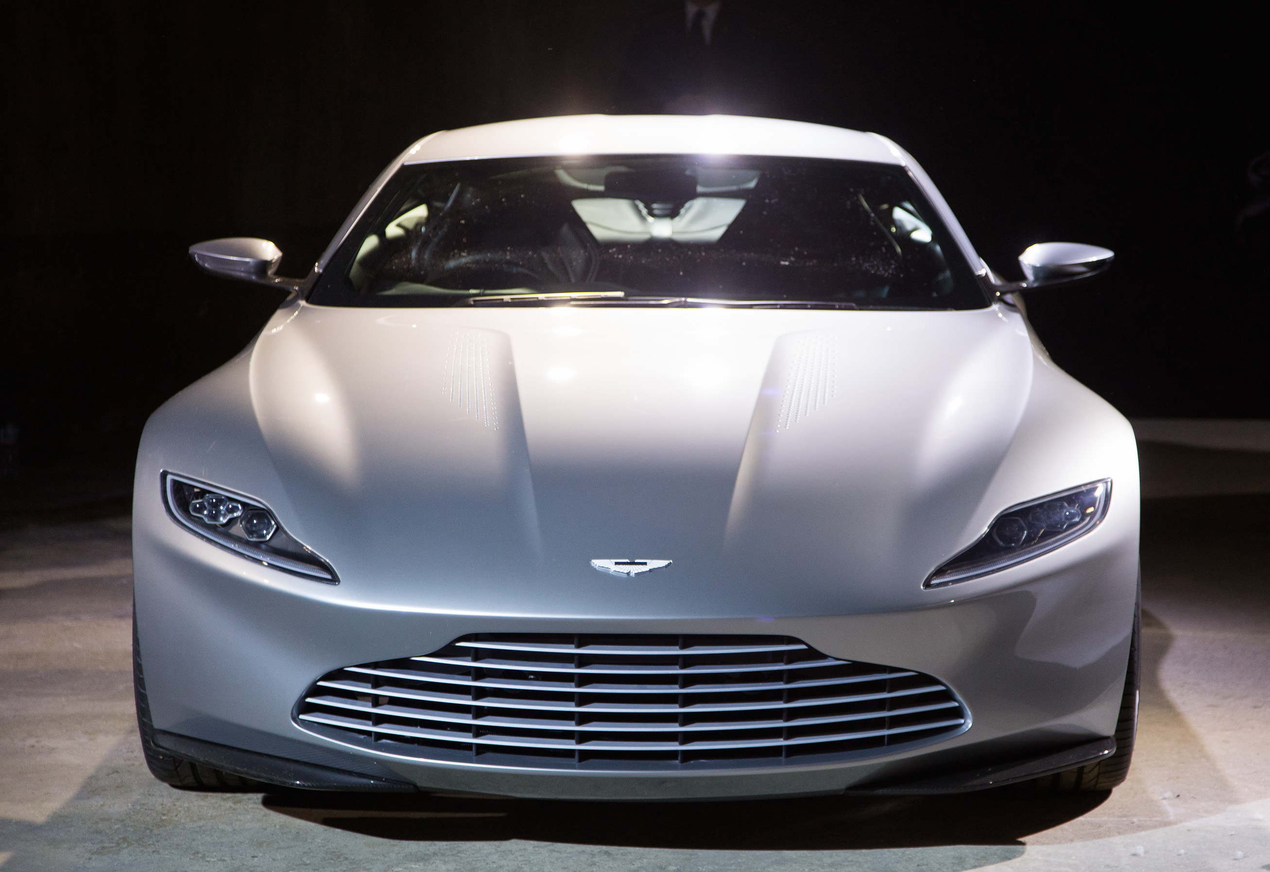 A brand new Aston Martin. Courtesy Sony Pictures