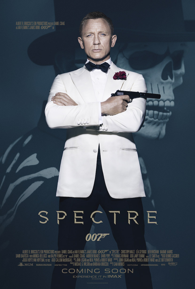 'Spectre' theatrical poster. Courtesy Sony Pictures.