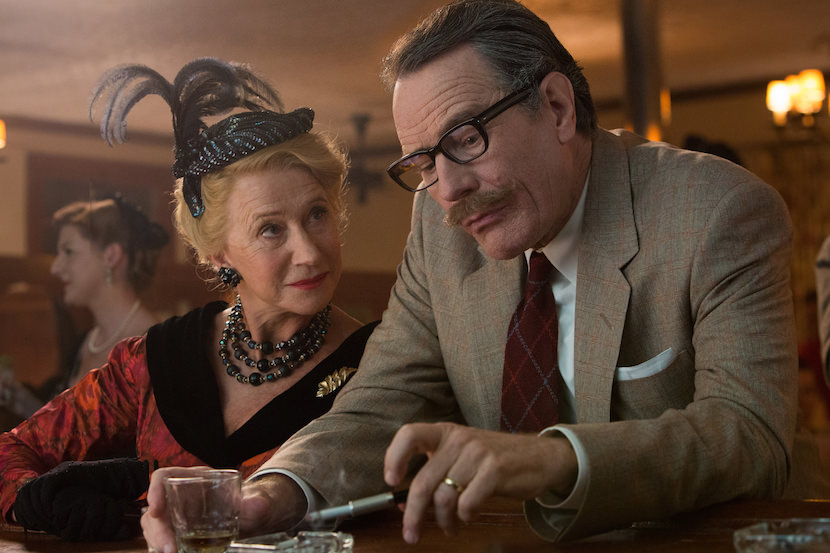 Helen Mirren (left) stars as Hedda Hopper. Photo by Hilary Bronwyn Gale. Courtesy Bleecker Street