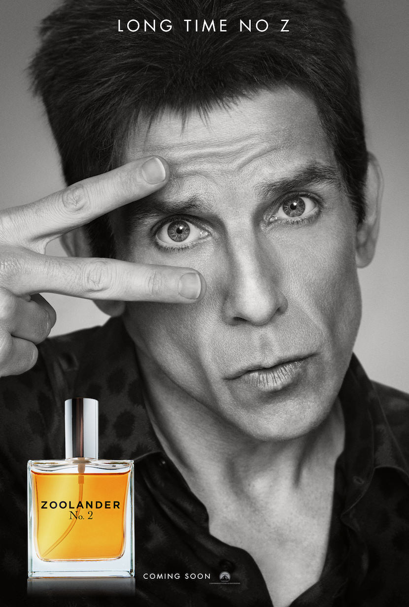 Zoolander 2 Poster. Courtesy Paramount Pictures.