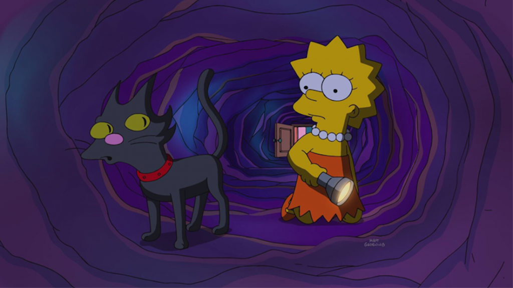 Simpsons cat deals name