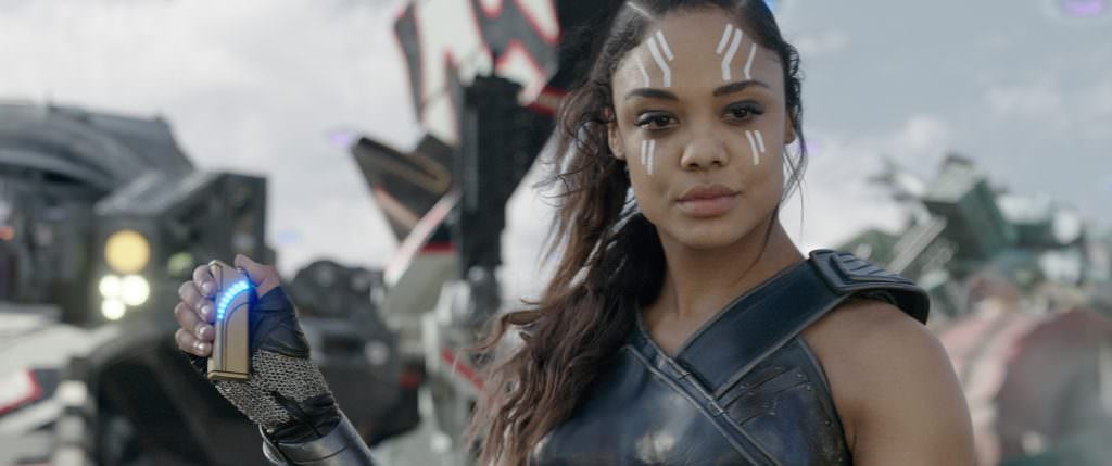 Tessa Thompson in 'Thor: Ragnarok.' Courtesy Marvel Studios.