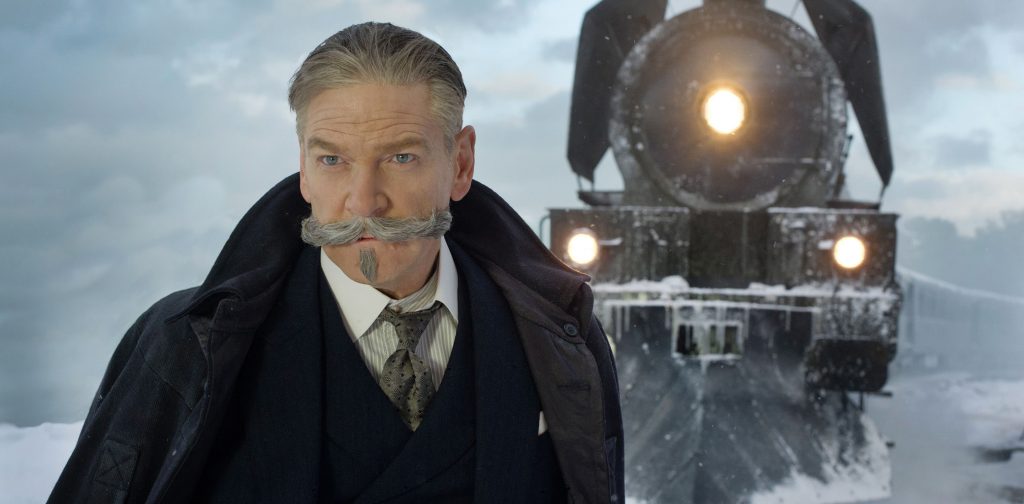Kenneth Branagh in Murder on the Orient Express. Courtesy 20th Century Fox/Walt Disney Studios