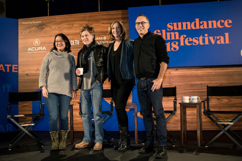 Day One Press Conference — Barbara Chai, Robert Redford, Keri