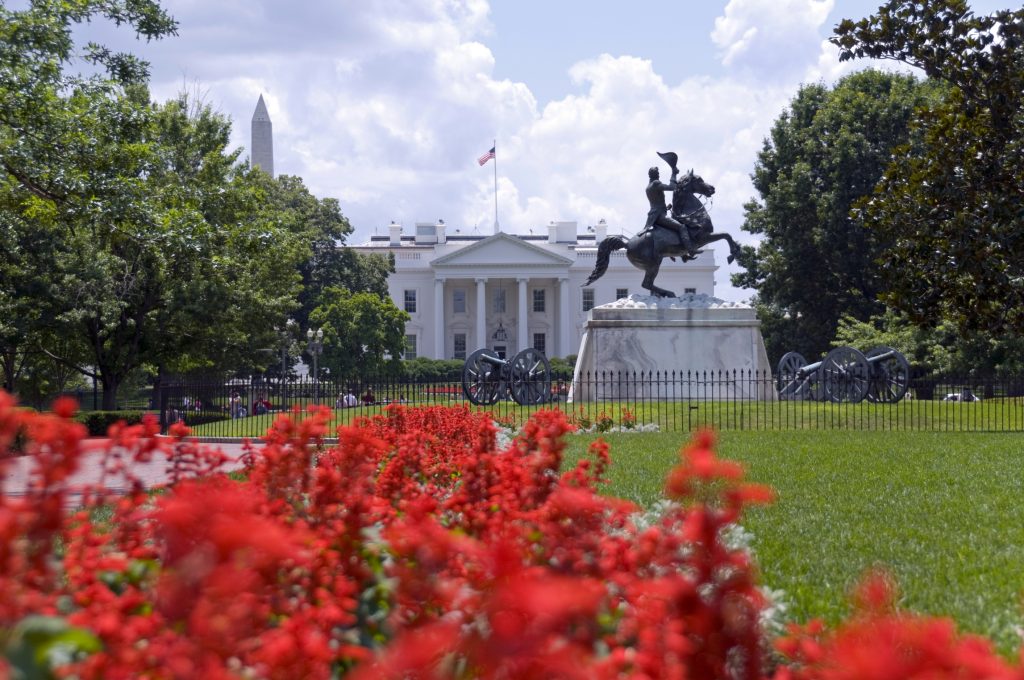 White House from Lafayette Park