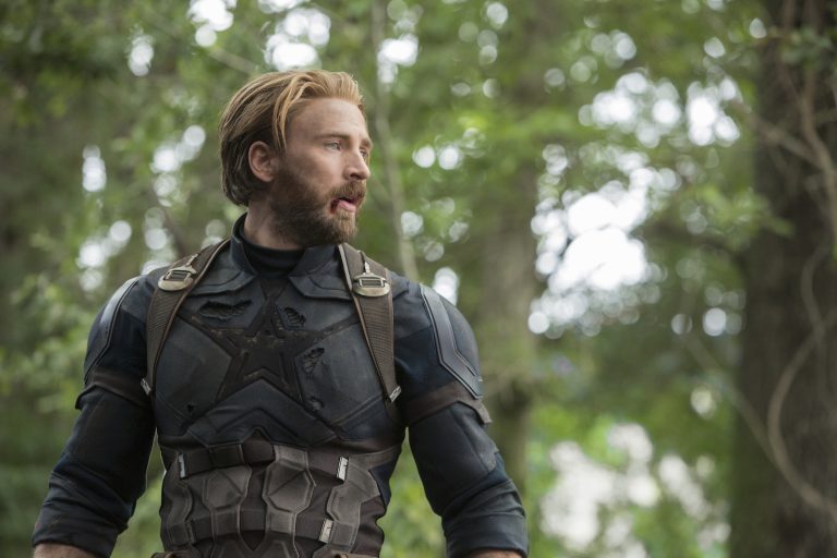 Marvel Studios' AVENGERS: INFINITY WAR..Captain America/Steve Rogers (Chris Evans)..Photo: Chuck Zlotnick. ©Marvel Studios 2018