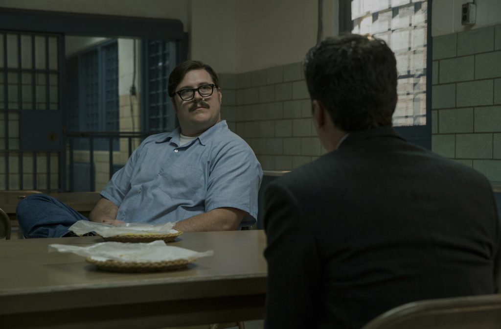 Cameron Britton in MINDHUNTER. PHOTO CREDIT: Merrick Morton/Netflix