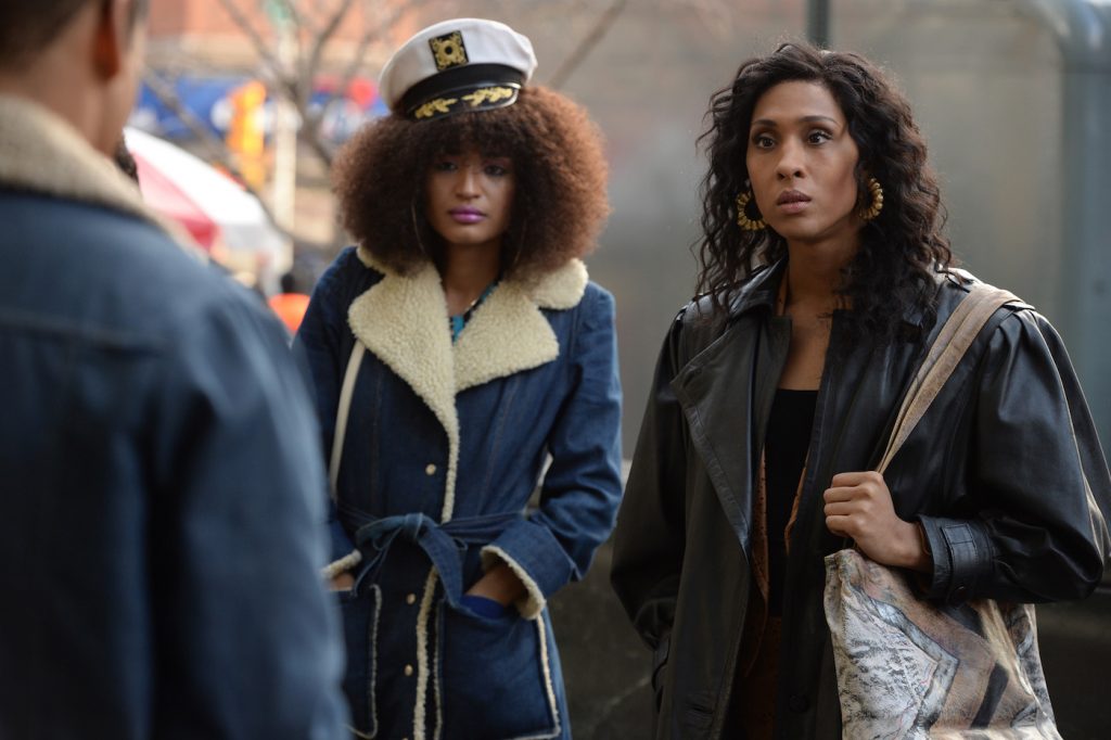 POSE -- "Pilot" -- Season 1, Episode 1 (Airs Sunday, June 3, 9:00 p.m. e/p) Pictured (l-r): Indya Moore as Angel, Mj Rodriguez as Blanca. CR: JoJo Whilden/FX