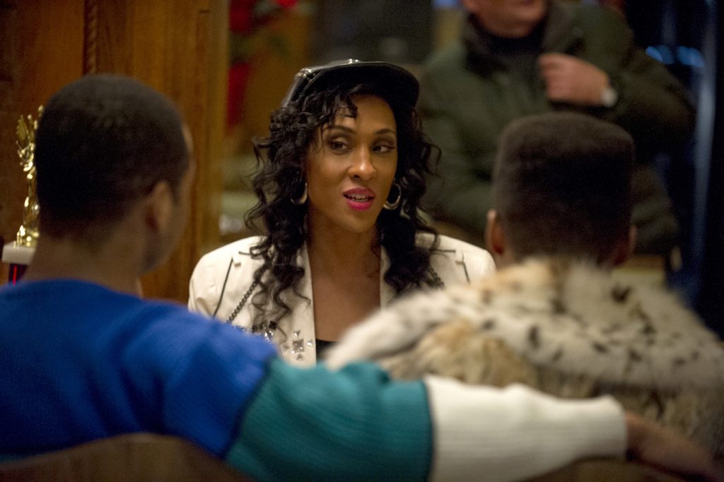 POSE -- "Giving and Receiving" -- Season 1, Episode 3 (Airs Sunday, June 17, 9:00 p.m. e/p) Pictured (l-r): Ryan Jamaal Swain as Damon, Mj Rodriguez as Blanca, Dyllon Burnside as Ricky. CR: Jeffrey Neira/FX