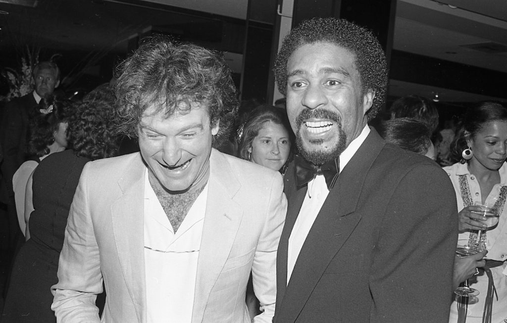 Robin Williams, Richard Pryor at People's Choice Awards, 1982. photo: Borsari/HBO