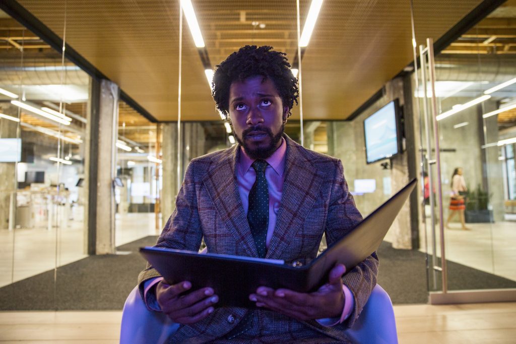 Lakeith Stanfield stars as Cassius Green in Boots Riley's SORRY TO BOTHER YOU, an Annapurna Pictures release.
