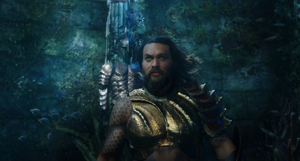 JASON MOMOA as Aquaman. Courtesy Warner Bros.