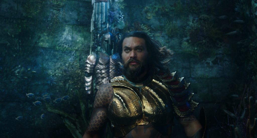 JASON MOMOA as Aquaman. Courtesy Warner Bros. 