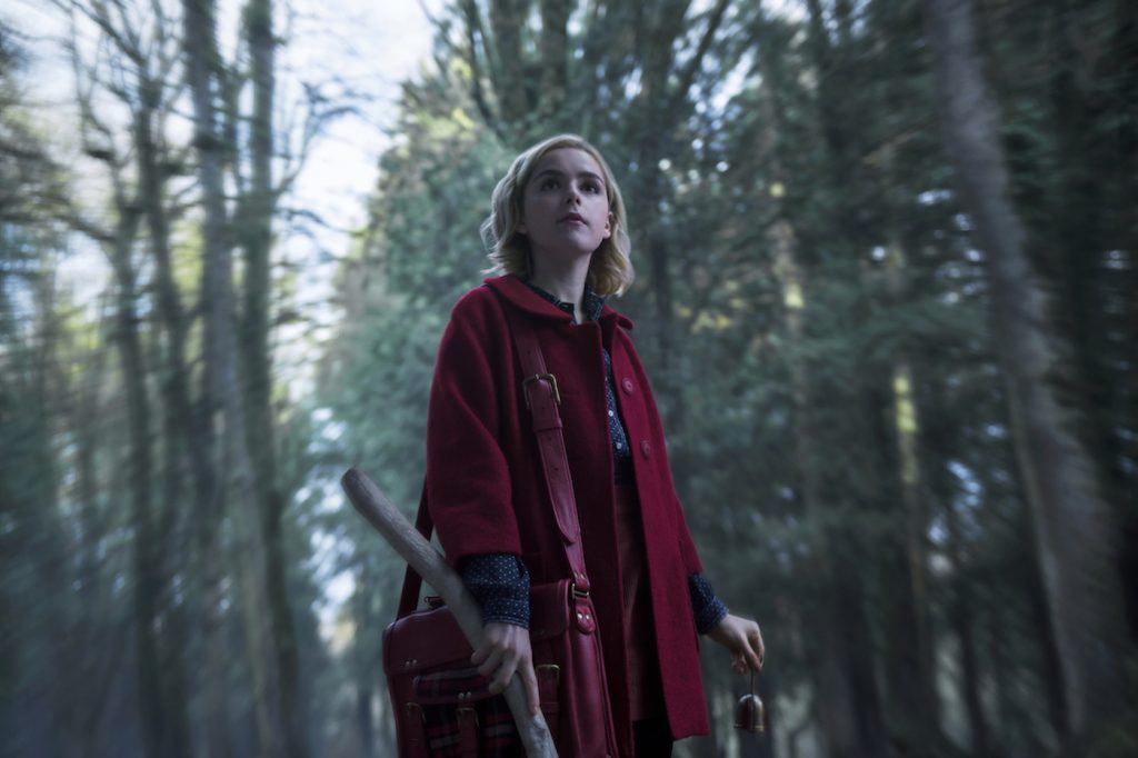 Kiernan Shipka in CHILLING ADVENTURES OF SABRINA. Diyah Pera/Netflix