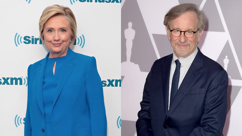 Hillary Clinton and Steven Spielberg