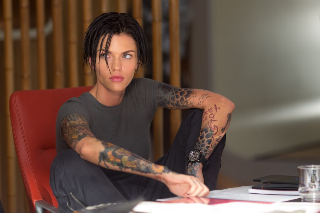 Caption: RUBY ROSE as Jaxx in Warner Bros. Pictures' and Gravity Pictures' science fiction action thriller "THE MEG," a Gravity Pictures release for China, and a Warner Bros. Pictures release throughout the rest of the world. Photo Credit: Kirsty Griffin