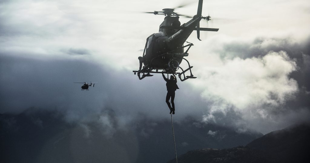 Tom Cruise on the set of MISSION: IMPOSSIBLE - FALLOUT, from Paramount Pictures and Skydance. Courtesy Paramount Pictures.