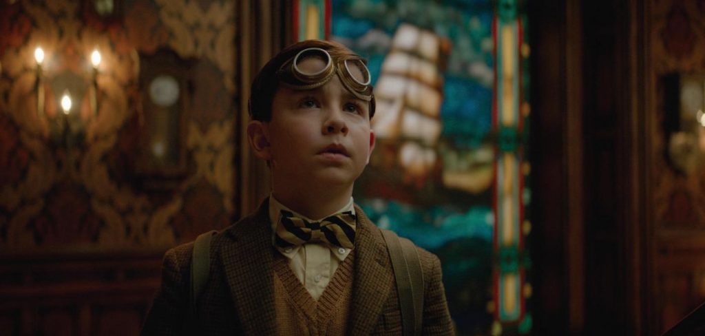 Owen Vaccaro in "The House With A Clock in Its Walls." Photo Credit: Quantrell Colbert/Universal Pictures and Amblin Entertainment