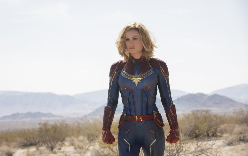 Marvel Studios' CAPTAIN MARVEL..Carol Danvers/Captain Marvel (Brie Larson)..Photo: Chuck Zlotnick. ©Marvel Studios 2019