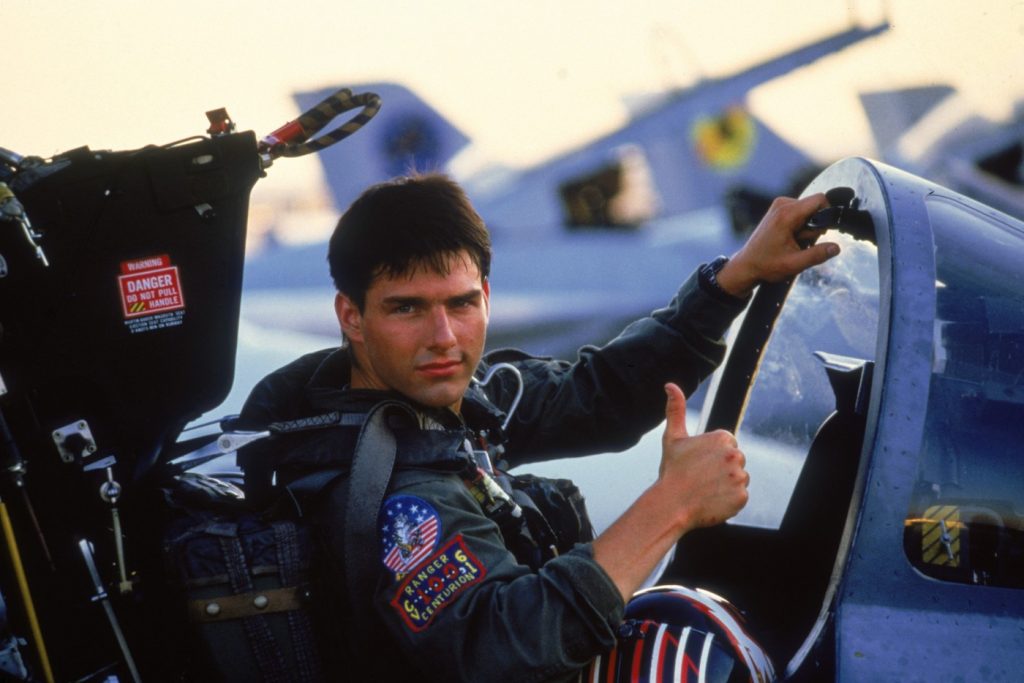 Tom Cruise in 'Top Gun.' Courtesy Paramount Pictures.