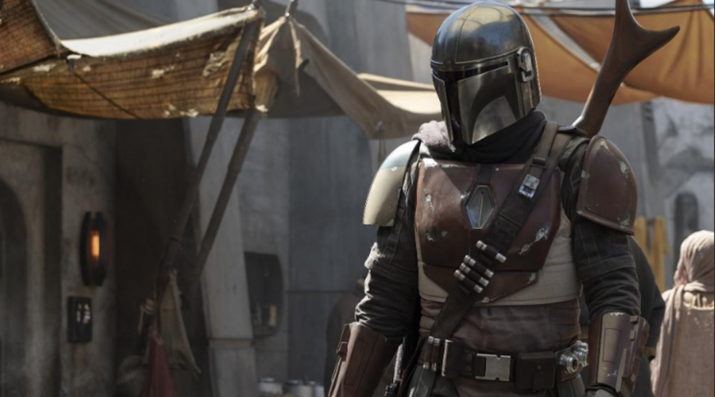 An image from the set of 'The Mandalorian.' Courtesy Walt Disney Studios.