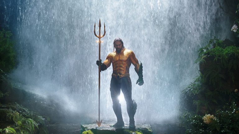 JASON MOMOA as Aquaman in Warner Bros. Pictures' action adventure "AQUAMAN," a Warner Bros. Pictures release. Courtesy of Warner Bros. Pictures/ ™ & © DC Comics