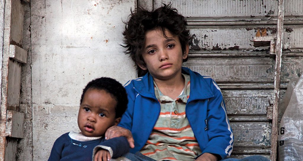 L-r: Boluwatife Treasure Bankole and Zain Al Rafeea in 'Capernaum.' Courtesy Sony Pictures Classics.