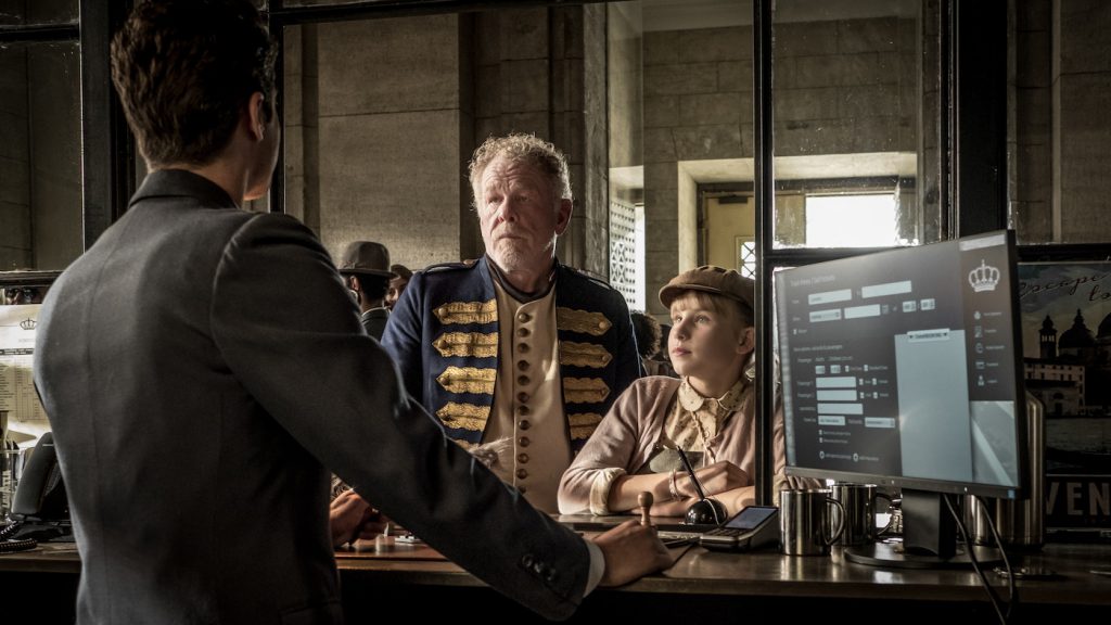 Caption: (L-R) SOPHIA LANE NOLTE as Matilda and NICK NOLTE as Amadeus in Warner Bros. Pictures drama "A HEAD FULL OF HONEY," a Warner Bros. Pictures Release. Photo Credit: Gordon Timpen