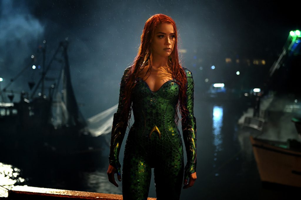 Caption: AMBER HEARD as Mera in Warner Bros. Pictures' action adventure "AQUAMAN," a Warner Bros. Pictures release.