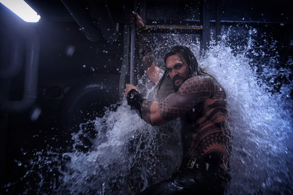 Caption: JASON MOMOA as Aquaman in Warner Bros. Pictures’ action adventure “AQUAMAN,” a Warner Bros. Pictures release.