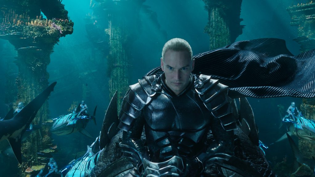 Caption: PATRICK WILSON as King Orm in Warner Bros. Pictures' action adventure "AQUAMAN," a Warner Bros. Pictures release.