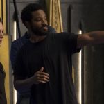 L to R: Director Ryan Coogler on set with Cinematographer Rachel Morrison. Ph: Matt Kennedy. ©Marvel Studios 2018