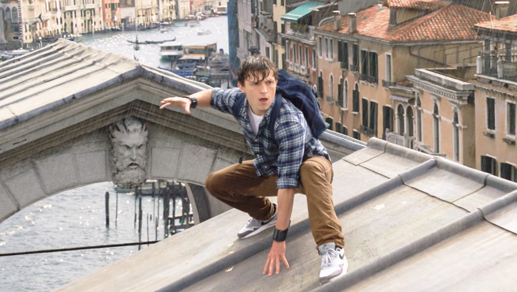 Tom Holland is  Peter Parker,  in Columbia Pictures' SPIDER-MAN:™ FAR FROM HOME. Courtesy of Sony Pictures