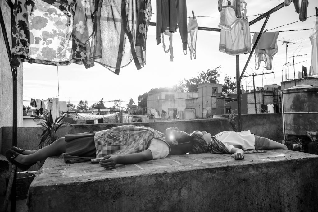 Yalitza Arapicio and Marco Graf in 'Roma.' Courtesy Netflix.